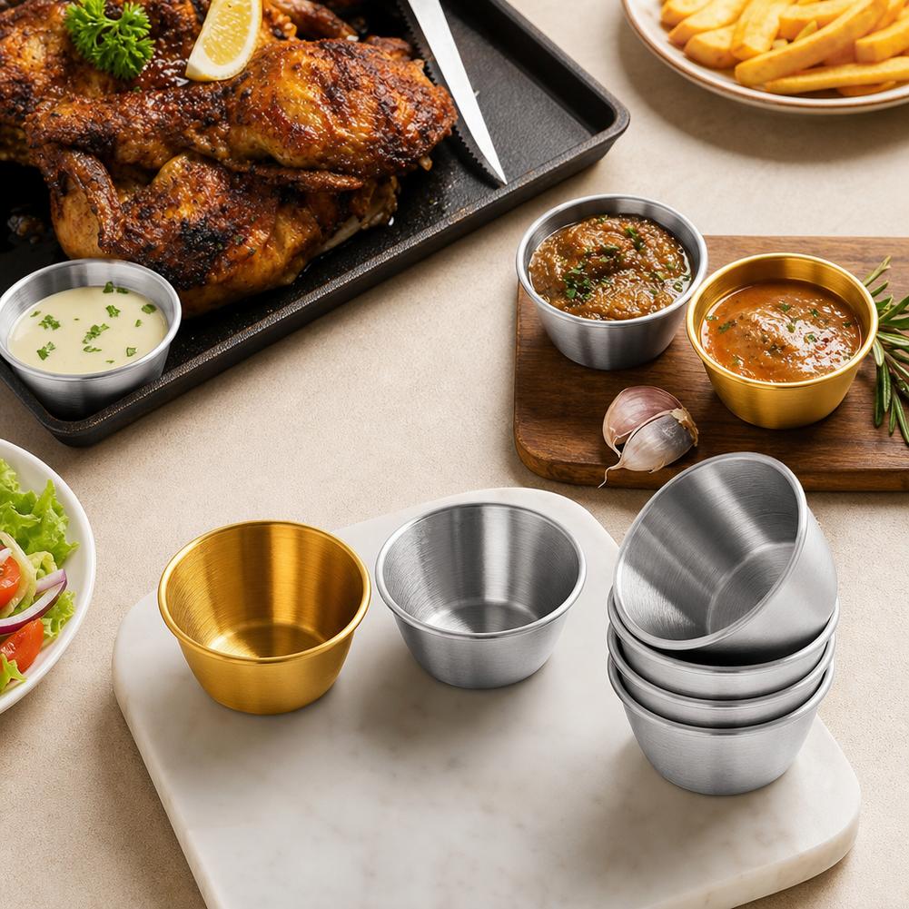 Mini miseczki ze stali nierdze – Sauce Dipping Cup recenzja i cena