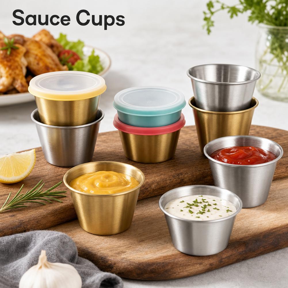 Mini miseczki ze stali nierdze – Sauce Dipping Cup recenzja i cena