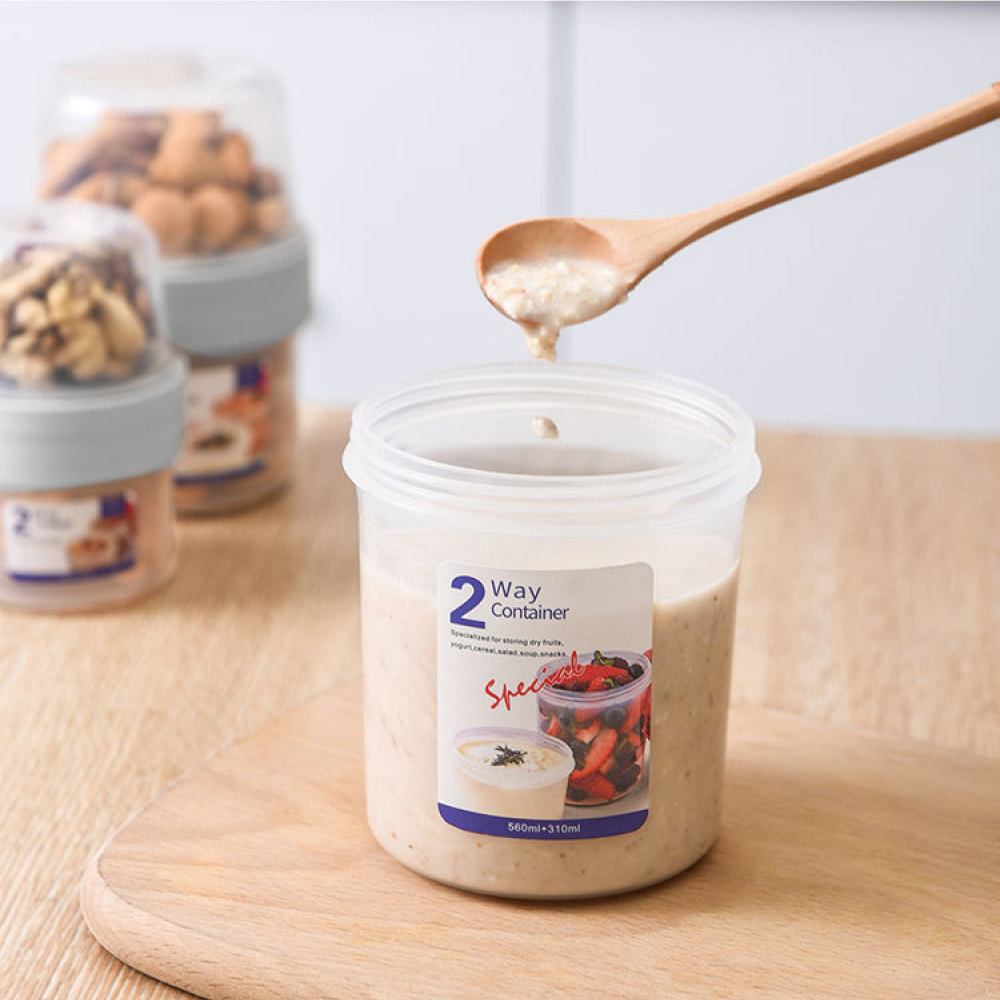 Przenośny dwuwarstwowy pojemni – Meal Prep Yogurt Bowl recenzja i cena