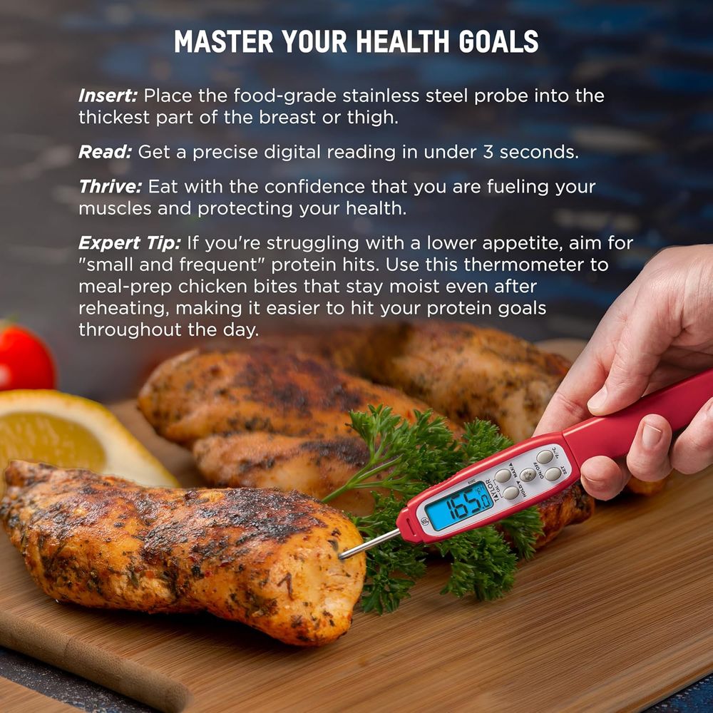 Cyfrowy termometr do mięsa - d – Meal Prep Chicken recenzja i cena